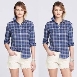 Banana Republic plaid shirt